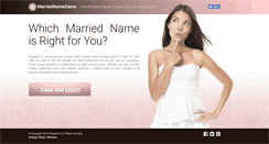 Desktop Screenshot of marriednamegame.com